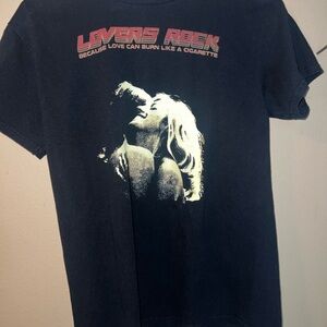 Lovers Rock Black Graphic T-Shirt